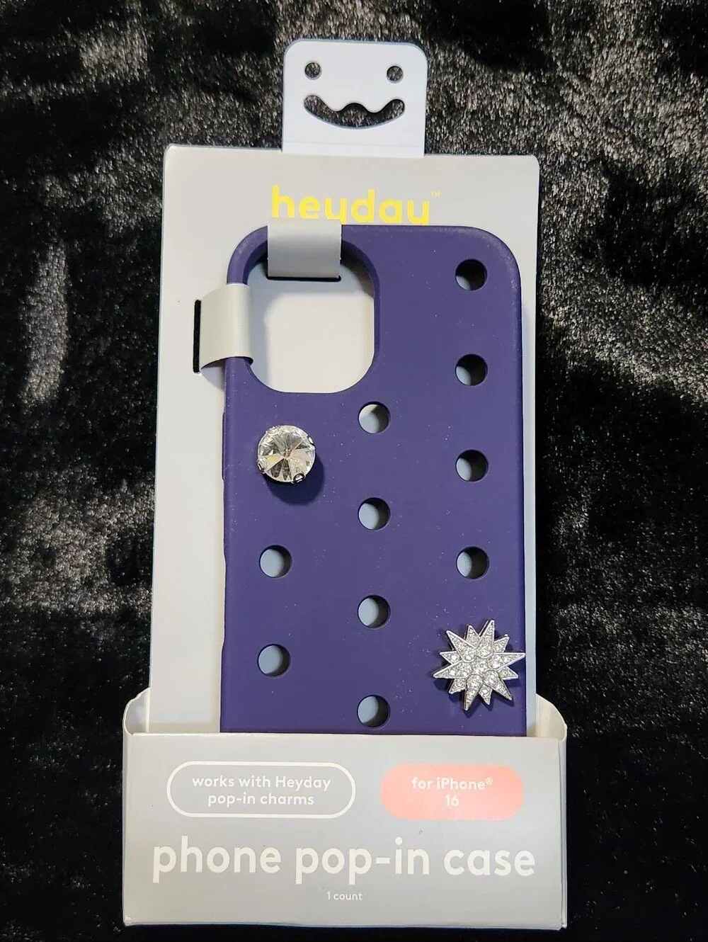 Heyday Purple Phone Pop-In Case for iPhone 16